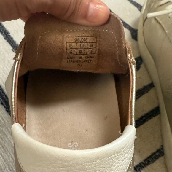 Soludos Classic Ibiza Sneaker Platinum - Picture 5 of 6